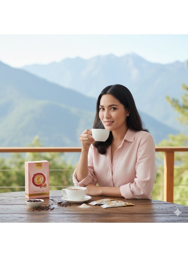 C-NINE مزيج قهوة برو سليم C9 جولد مع الكولاجين والمستخلصات الطبيعية - 10 أكياس - Image 2