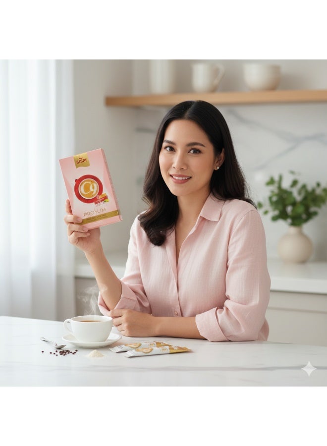 C-NINE مزيج قهوة برو سليم C9 جولد مع الكولاجين والمستخلصات الطبيعية - 10 أكياس - Image 3