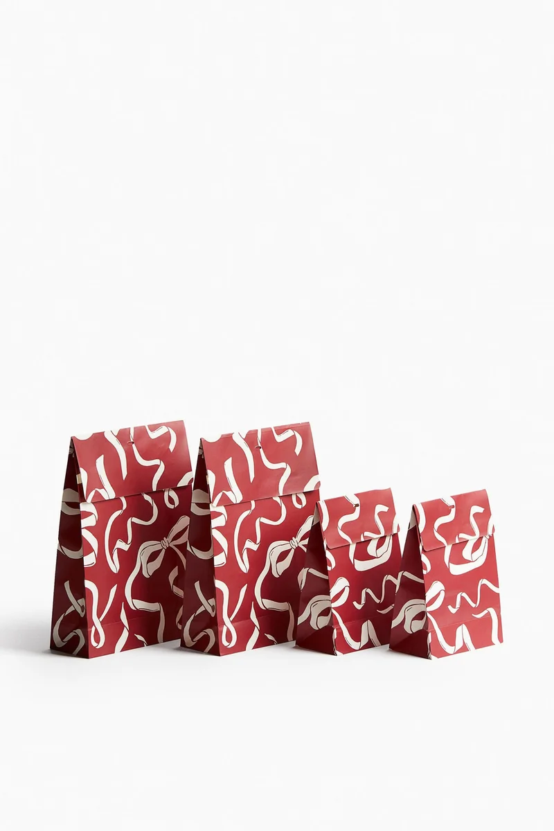 H&M 4-pack gift bags