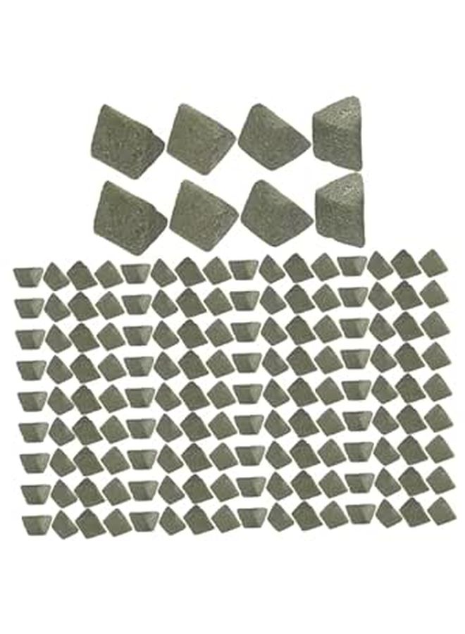 Ukoco Ceramic Triangle Abrasive Polishing Media For Rock Tumbling Machine Buffing Grit For Jade Agate Gemstone Reusable Vibrating Polishing - Image 1