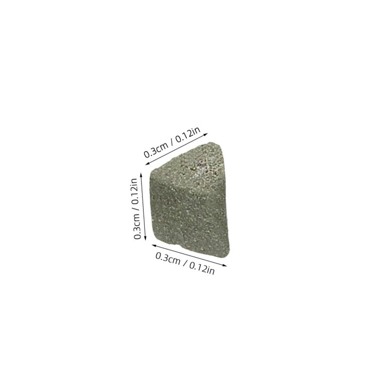 Ukoco Ceramic Triangle Abrasive Polishing Media For Rock Tumbling Machine Buffing Grit For Jade Agate Gemstone Reusable Vibrating Polishing - Image 3
