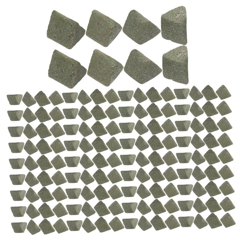 Ukoco Ceramic Triangle Abrasive Polishing Media For Rock Tumbling Machine Buffing Grit For Jade Agate Gemstone Reusable Vibrating Polishing - Image 2