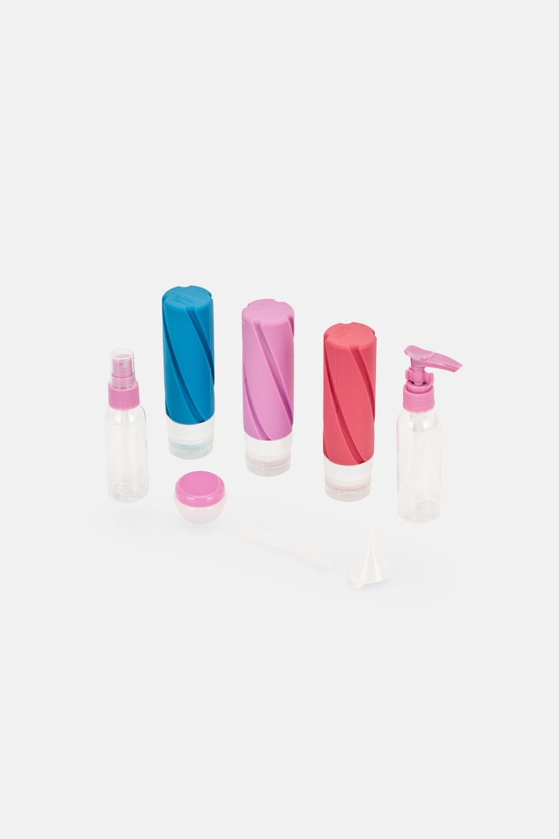 Kensie 9 Pcs Refillable Travel Bottle Set - Image 2