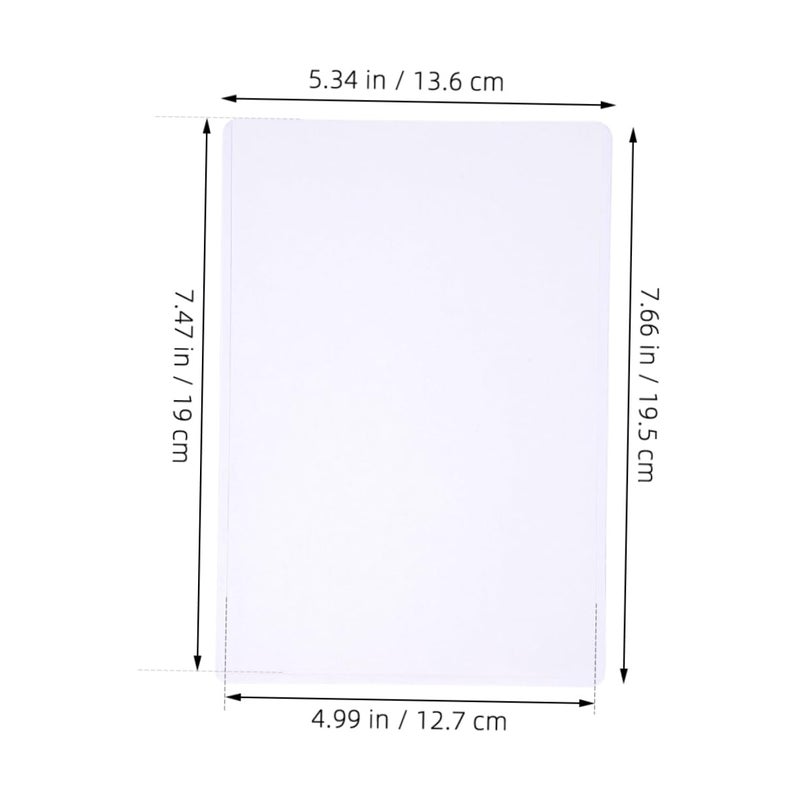50 Pieces Hard Card Protector Sleeves Photo Holders Clear Standard Size - Image 3
