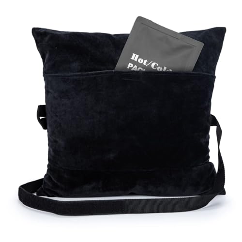 SWISSELITE Post Surgery Pillow for Hysterectomy  CSection  Abdominal Support with Retractable Straps  Pocket  Adjustable Filling  Fits Waists up to 50 Ice Pack Not Included - Image 1