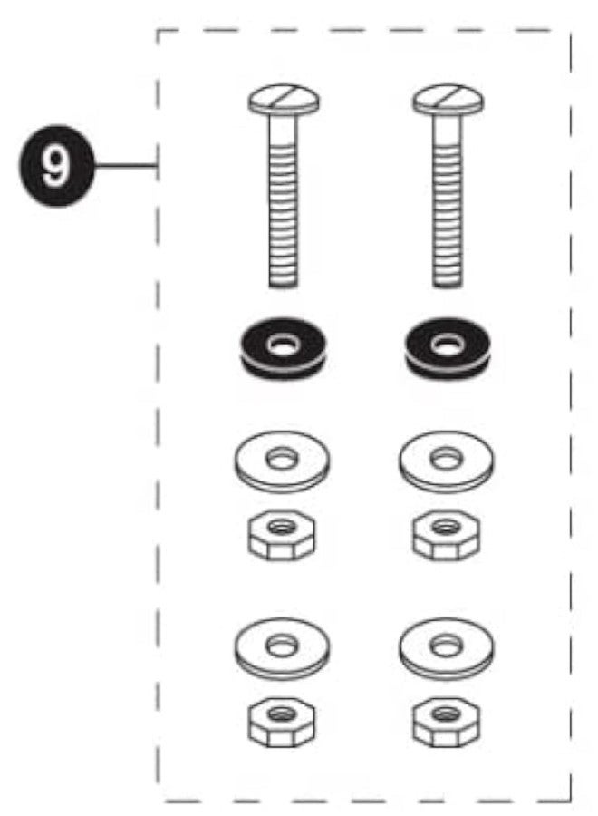TOTO TTHU833A Mounting Hardware for Toilet N/A