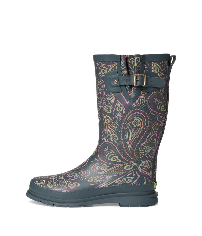 Western Chief Printed Tall Rain Boot Organic Paisley 10 M - Image 4