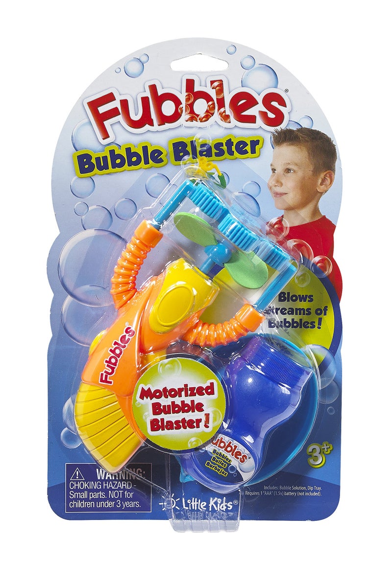 FUBBLES Little Kids Fubbles Bubble Blaster Tons of Bubbles Fan Includes 2oz of Bubble Solution Colors May Vary 414 - Image 2