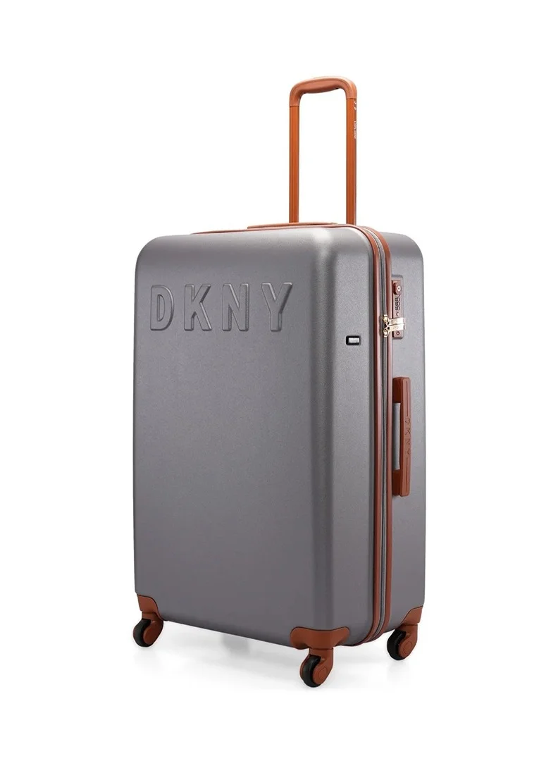 DKNY Dkny Promo INTL PM1 Hardside Luggage on Wheels for Unisex | Ultra Lightweight ABS on with Spinner Wheels 4 Color Charcoal