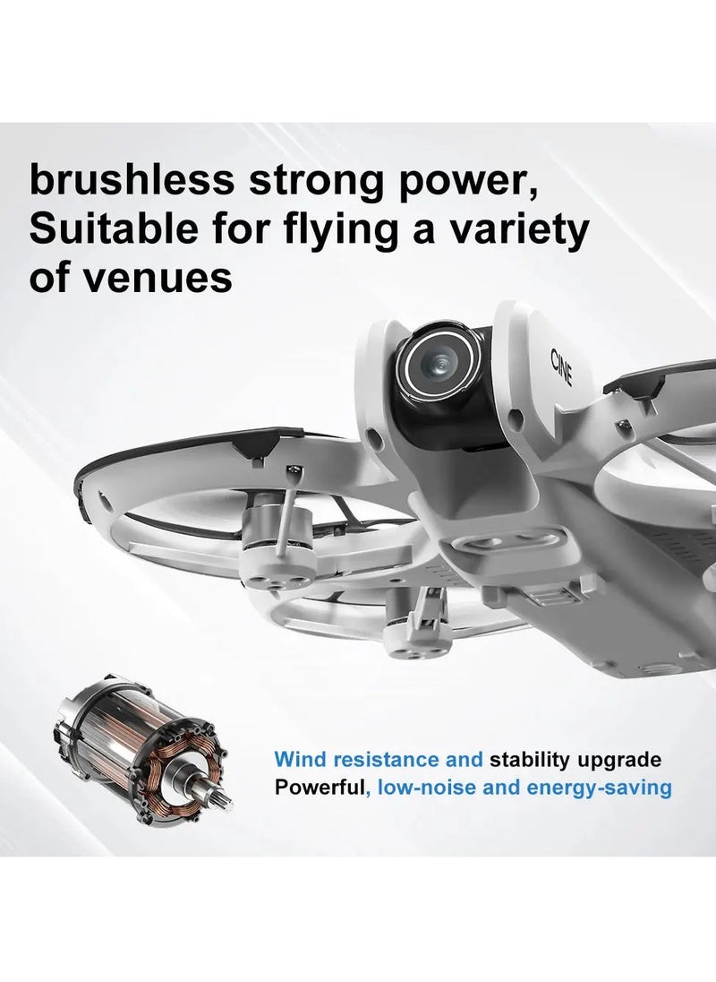 WiFi FPV Drone with LCD Screen Controller – Dual HD 480P Camera, Brushless Motors, 3-Way Obstacle Avoidance, Optical Flow Hover, Auto Path Flight, 360° Flip, Altitude Hold, LED Lights – RC Quadcopter Toy for Kids & Beginners (12 Min Flight, 200m Range, 6-Axis Gyro)
