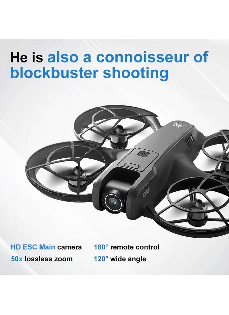 BlueFire WiFi FPV Drone with LCD Screen Controller – Dual HD 480P Camera, Brushless Motors, 3-Way Obstacle Avoidance, Optical Flow Hover, Auto Path Flight, 360° Flip, Altitude Hold, LED Lights – RC Quadcopter Toy for Kids & Beginners (12 Min Flight, 200m Range, 6-Axis Gyro)  - Image 4