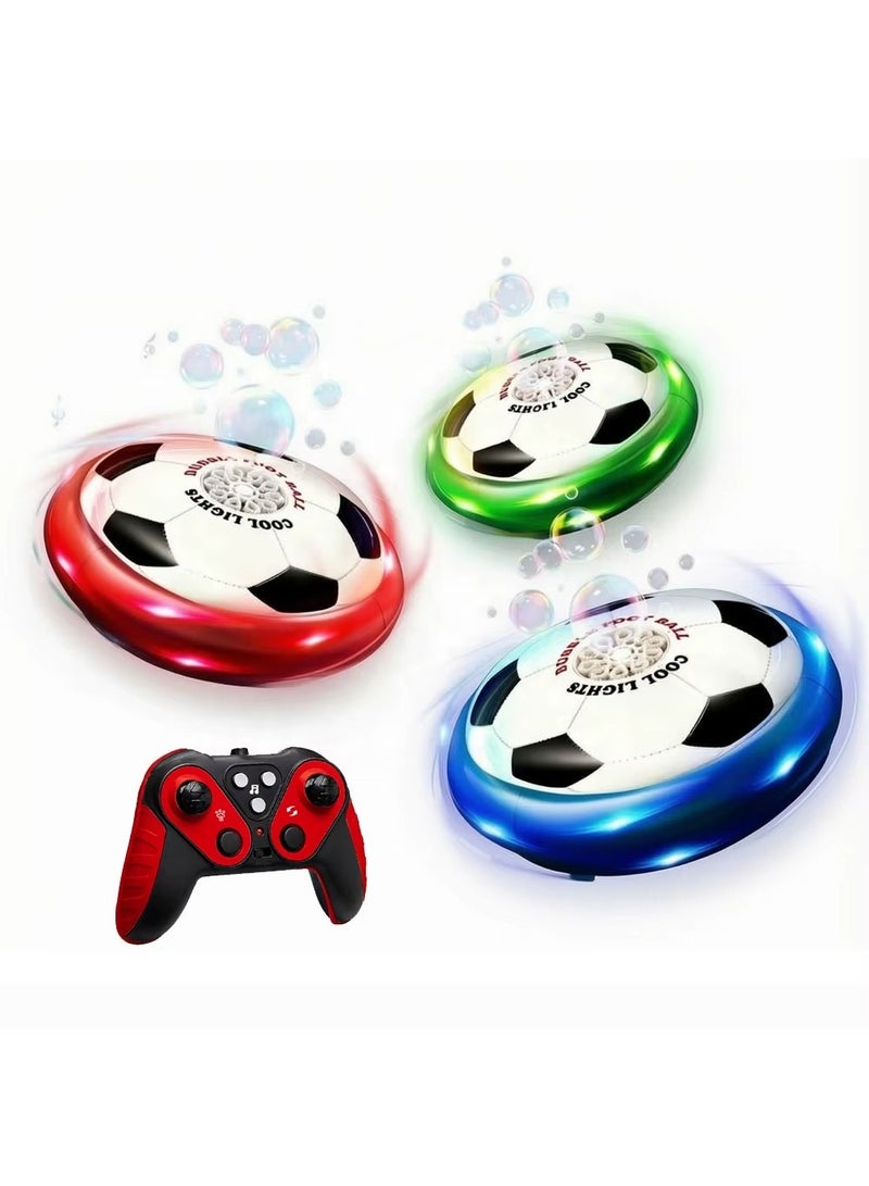 Bubble LED Hover Soccer Ball Toy for Kids with Remote Control, Indoor Floating Football Game, 1pc - Image 1