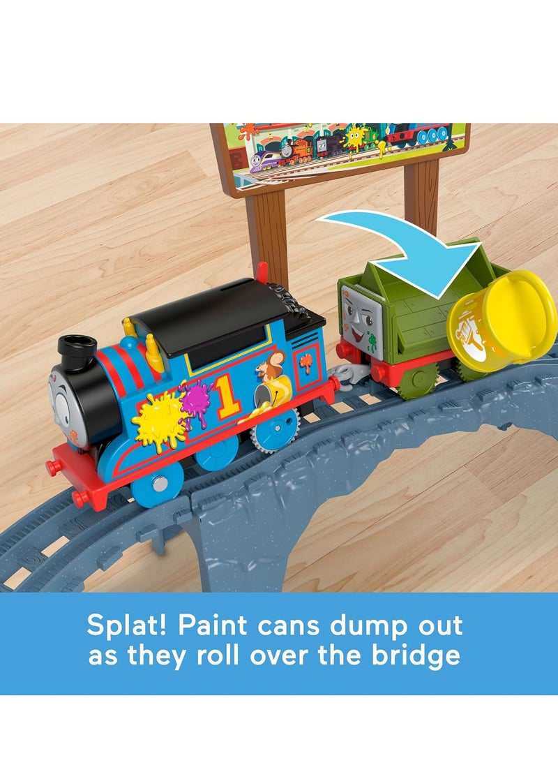 Thomas and Friends Thomas & Friends Motorized Paint Delivery Set  - Image 3