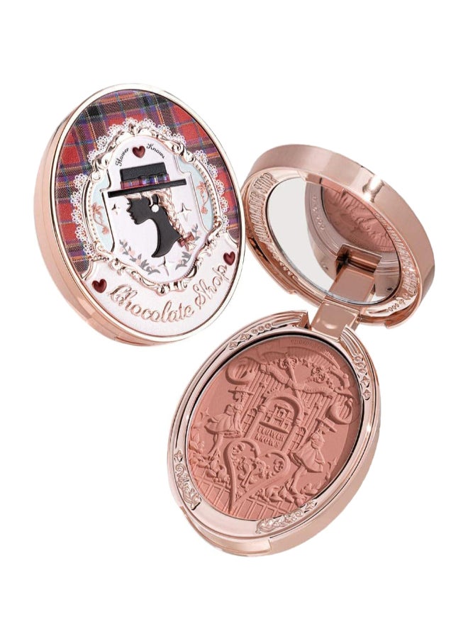 Flower Knows Chocolate Wonder-Shop Embossed Blush 03 Tartan Coat  - Image 1