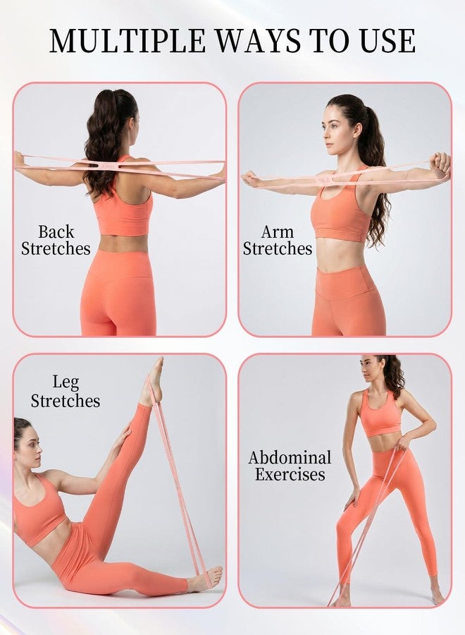 Waaqkid Figure 8 Resistance Band, 3pcs 15&25&35 Lbs Silicone Arm Posture Resistance Bands with Non-Slip Handles for Full Body Workout - Image 3