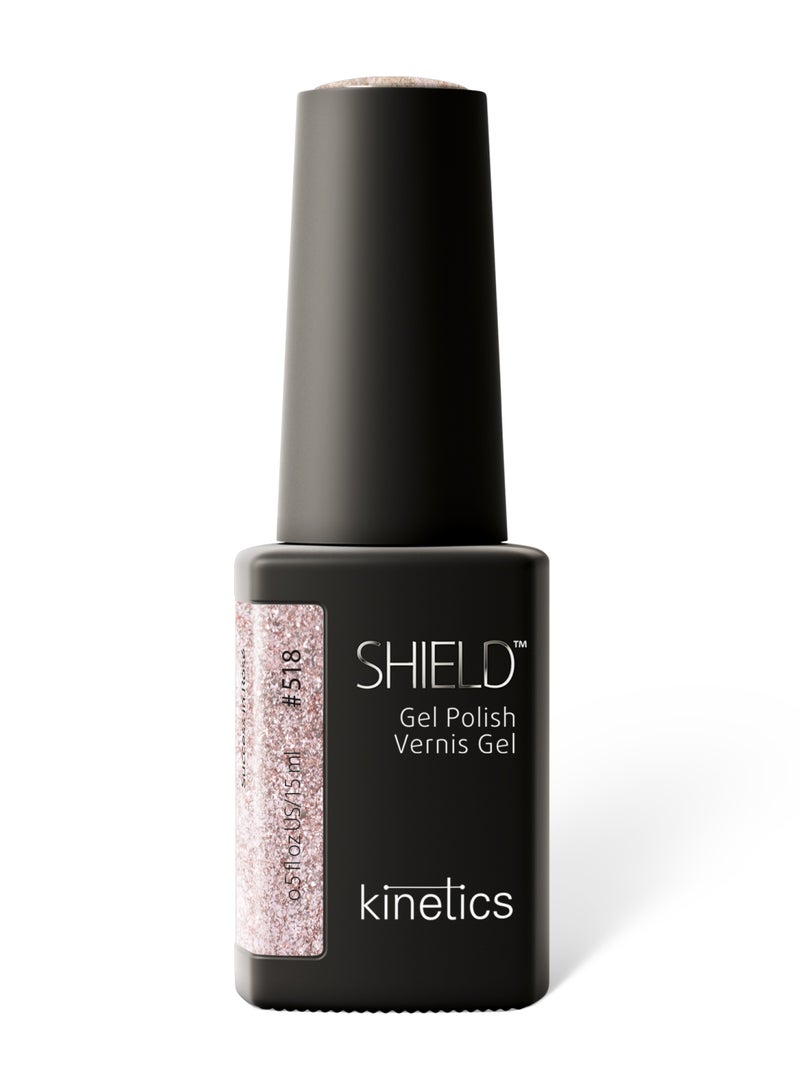 KINETICS SHIELD GEL POLISH 15 ML | #518 SUCCESS IN ROSE - Image 1