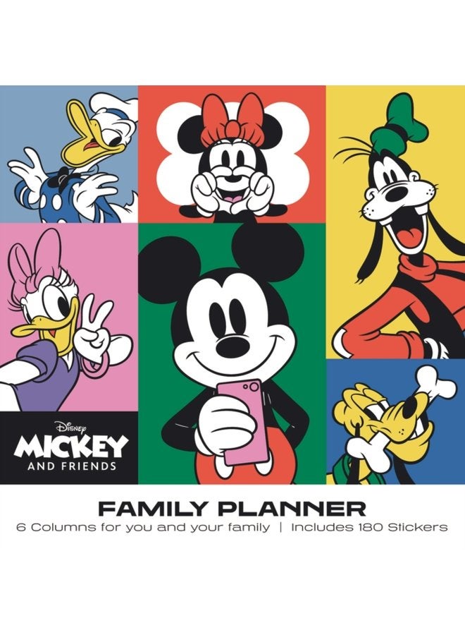 Mickey Minnie Mouse Family Planner - Paperback