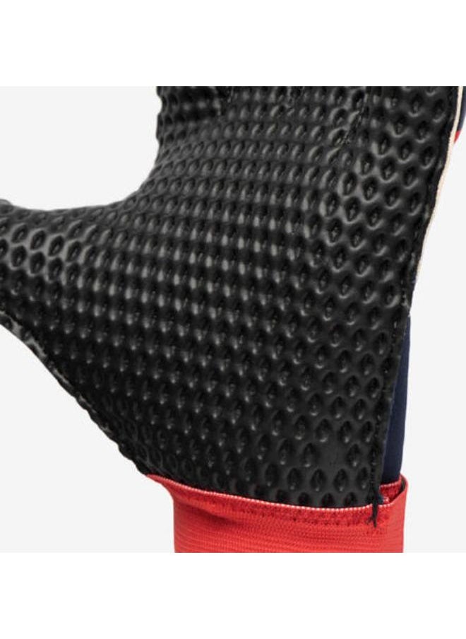 KIPSTA Kids' Football Goalkeeper Gloves F100 Superesist - Red/Blue  - Image 3