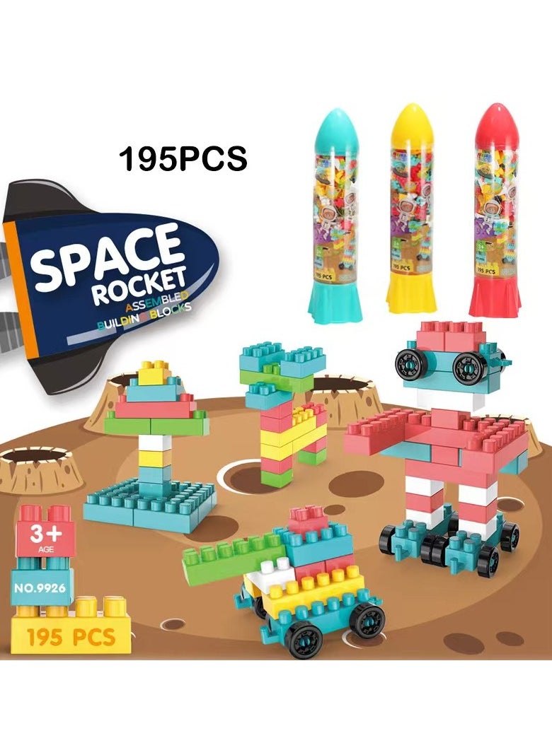 Building block bazooka toy children's play house puzzle assembly science and education building block toy parent-child kindergarten gift  - Image 1