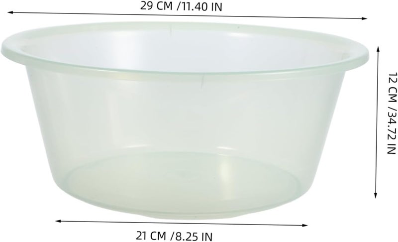 Foot Soaking Tub Plastic Wash Basin Foot Cleaner Face Washing Bowl Nursery Hand Wash Basin Versatile Easy Boys and Girls Modern Look - Image 2
