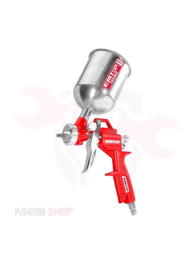 EMTOP EMTOP Professional Reverse Paint Spray Gun - 400cc Capacity Precise spraying, optimal performance for base coats  - Image 1