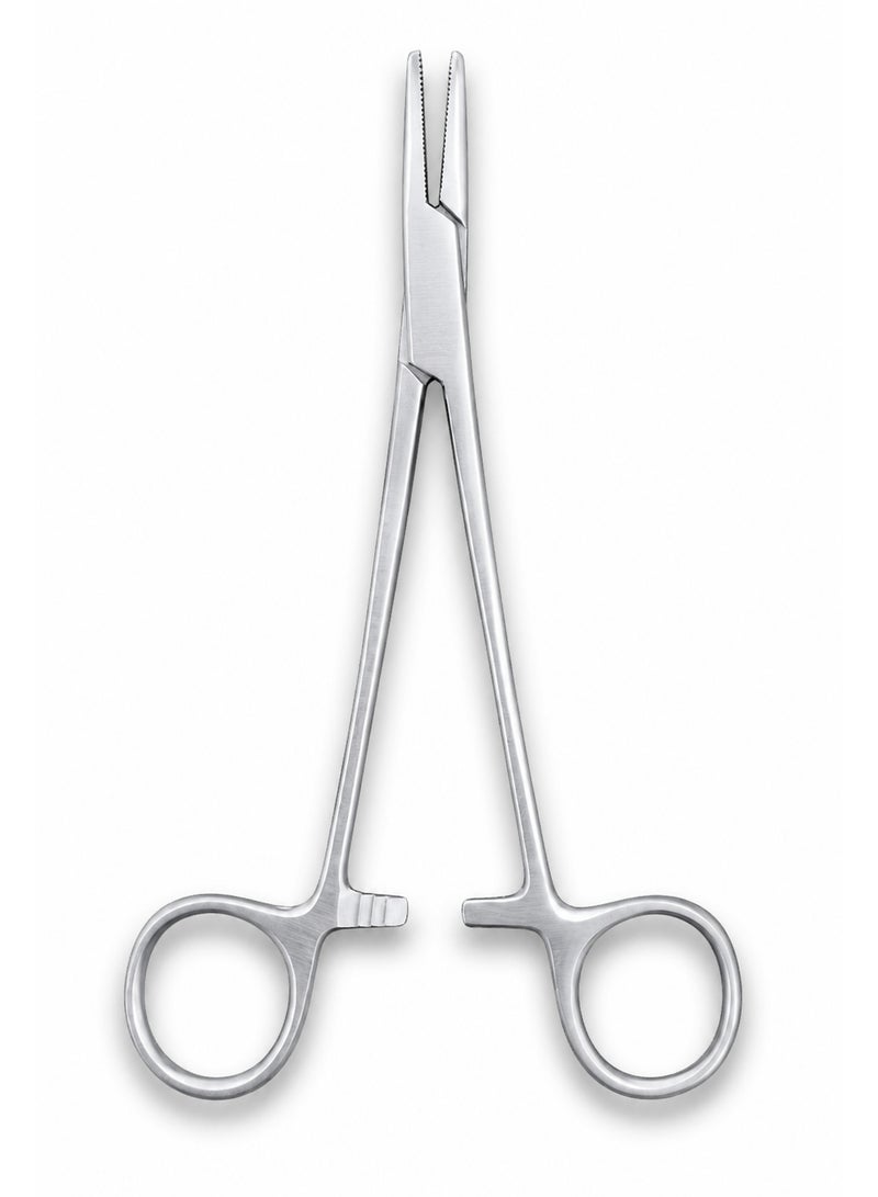 TNM Stainless Steel Hemostat Forceps with Serrated Jaws & Ratchet Lock for Precision Gripping - Image 1