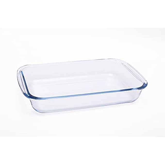 TALIONA Rectangle Glass Baking Dish  22 Liter Clear Borosilicate Glass Tl2213509 - Image 1