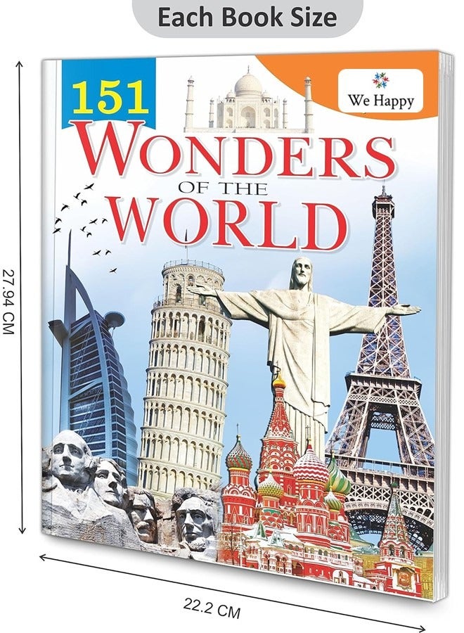 We Happy 151 Wonders of the World Stories Book Creative Learning and Educational Toy - Image 2
