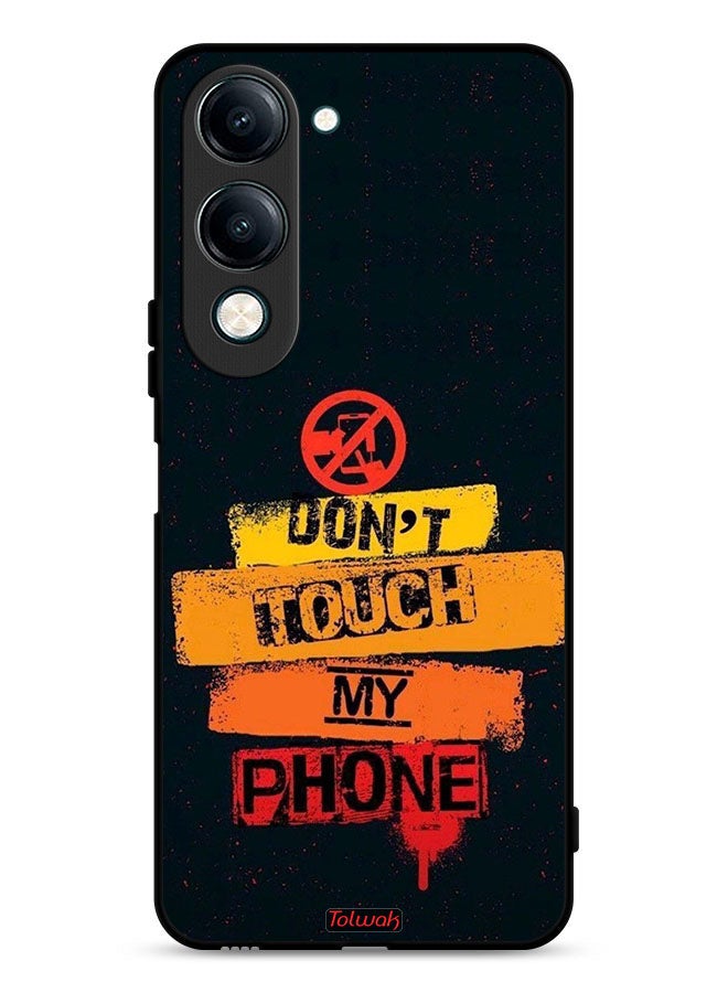Tolwak vivo Y04 Protective Case Cover Do Not Touch My Phone - Image 1