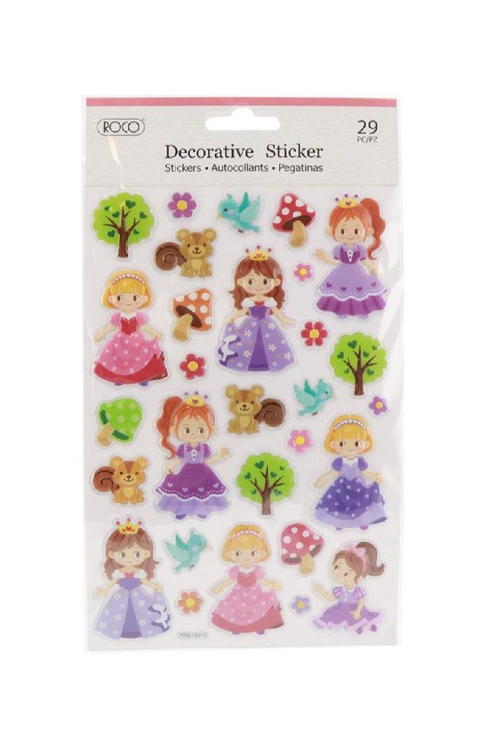 ROCO Stickers Girls Flowers