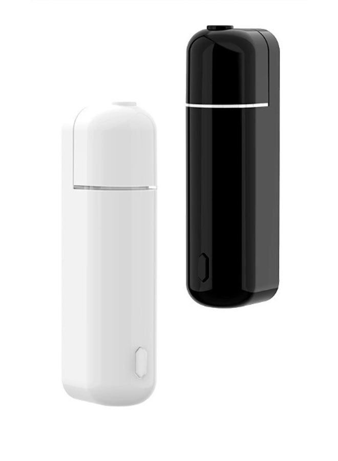 جهاز تنقية الهواء والترطيب، ناشر الزيوت العطرية الذي يعمل بالطاقة عبر منفذ USB، معطر هواء صغير محمول، مناسب للاستخدام في السيارة والمنزل والمكتب وغرفة النوم. (أسود) - Image 3