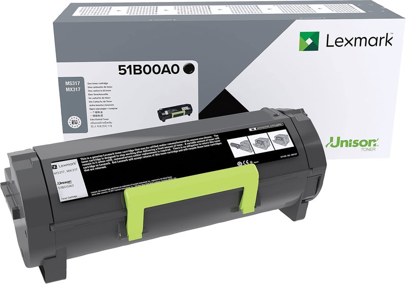 Lexmark 51B00A0 MS317dn MX317dn Regular Cartridge Toner