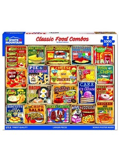 WHITE MOUNTAIN Puzzles Classic Food Combos 1000 Piece Jigsaw Puzzle  - Image 3