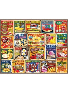 WHITE MOUNTAIN Puzzles Classic Food Combos 1000 Piece Jigsaw Puzzle  - Image 1