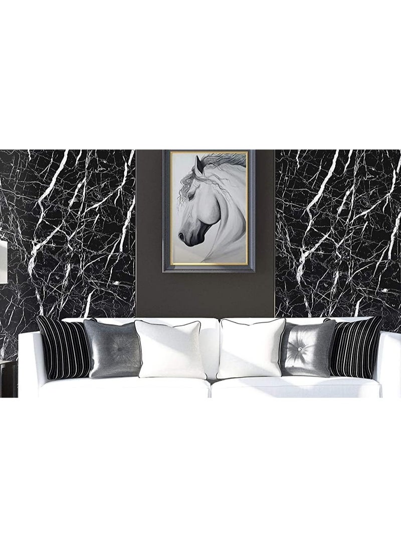 Marble Pattern Self-Adhesive Wallpaper – Waterproof & Easy to Clean for Walls & Surfaces – 5m × 60cm - Image 4