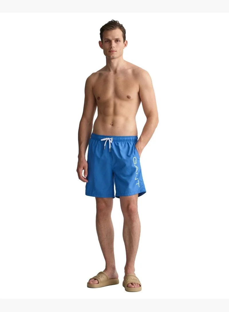 غانت Gant Long Cut Lightweight Logo Swim Shorts