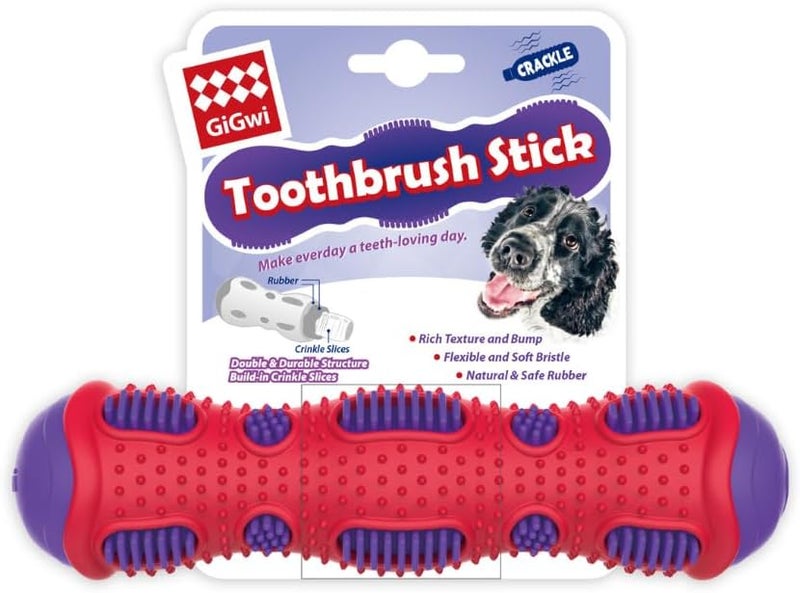 GiGwi Toothbrush Stick Crackle Dog Toy - Image 1
