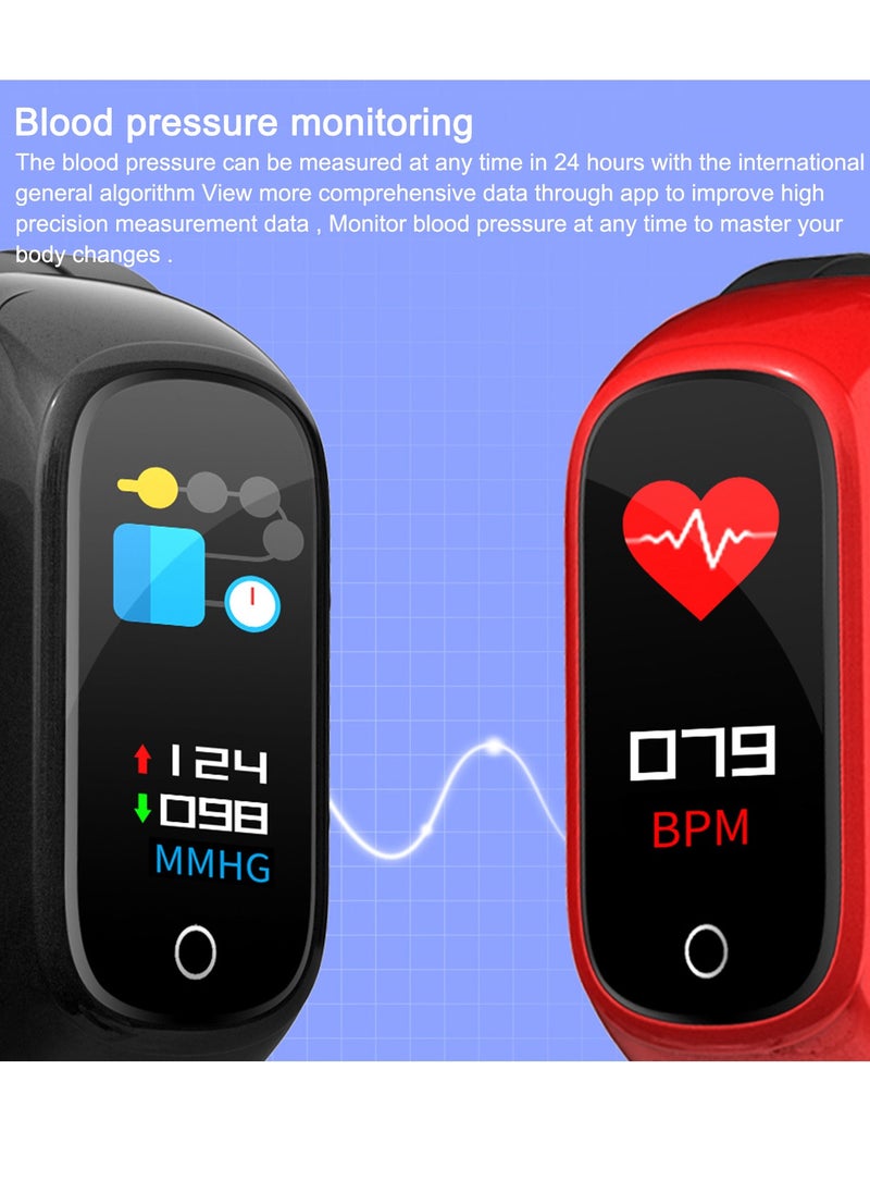 Generic - 2-In-1 Smart Watch TWS Earbuds Fitness Tracker True Wireless BT5.0 Headphones Pedometer Calorie Counter Activity Tracker Smart Bracelet Wrist Band Heart Rate Blood Pressure Sleep Monitor - Image 1