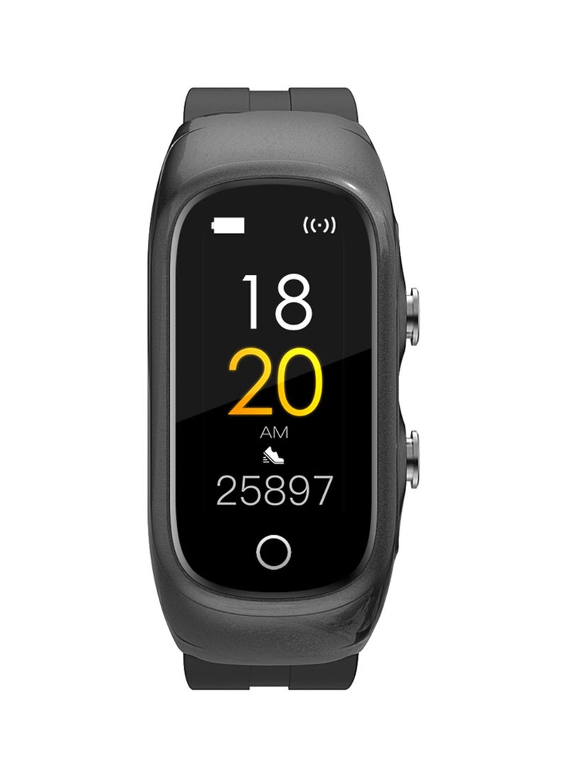Generic - 2-In-1 Smart Watch TWS Earbuds Fitness Tracker True Wireless BT5.0 Headphones Pedometer Calorie Counter Activity Tracker Smart Bracelet Wrist Band Heart Rate Blood Pressure Sleep Monitor - Image 1