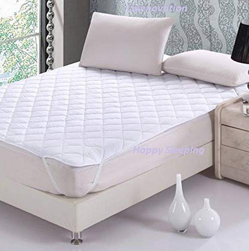 Texlux Water Resistant & Dustproof Mattress Protector California King Bed Size 78 Inch X 84 Inch -White - Image 1