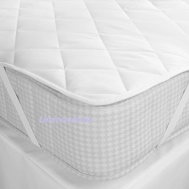 Texlux Water Resistant & Dustproof Mattress Protector California King Bed Size 78 Inch X 84 Inch -White - Image 2