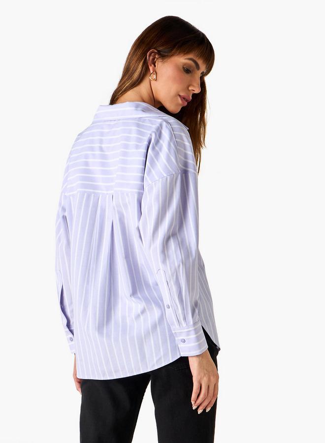 سبلاش فيڤ قميص أكسفورد مقلم بقصة عادية - Image 3