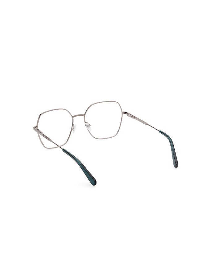 GANT Ga4154 Geometric Metal Frames For Women Size 55, Matte Dark Ruthenium - Image 3