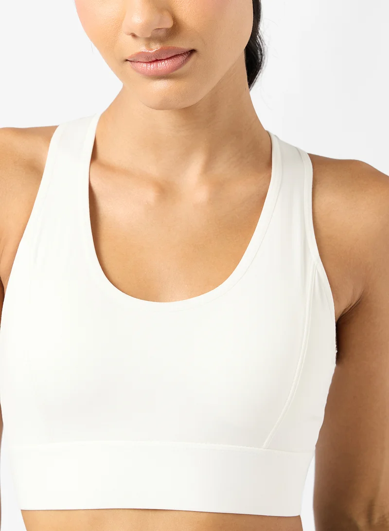 فورورد حمالة صدر رياضية بتفاصيل شبكية وإغلاق خلفي