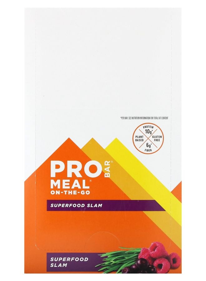 وجبة سريعة سوبر فود سلايم 12 بار 3 أونصة (85 جرام) لكل منها