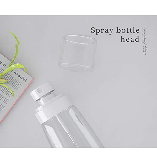 JOSALINAS Refillable Cosmetic Spray Bottles for Fine Mist Plastic Empty Clear Refillable Travel Container Essences Rose Water Mister (3.4 Ounce,100ml) - Image 3