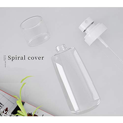JOSALINAS Refillable Cosmetic Spray Bottles for Fine Mist Plastic Empty Clear Refillable Travel Container Essences Rose Water Mister (3.4 Ounce,100ml) - Image 4