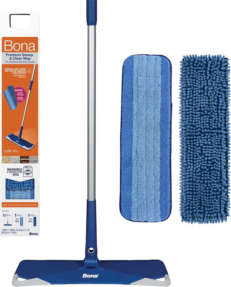 BONA Premium Sweep & Clean Mop for Multi-Surface floors - Image 1