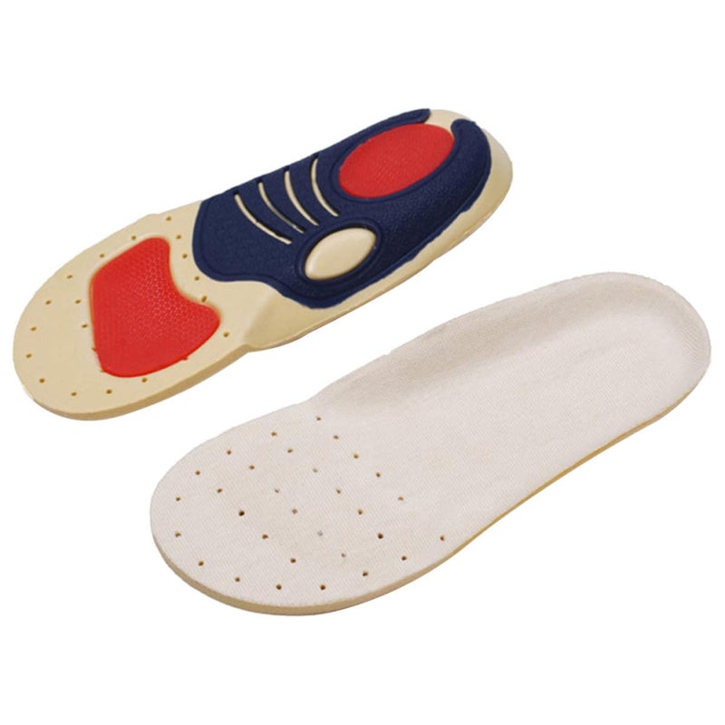 Soybean Fiber Sports Insoles Sweat Absorption Shoe Pads Size 6 14 7cm For Boys Athletic Foot Care - Image 2