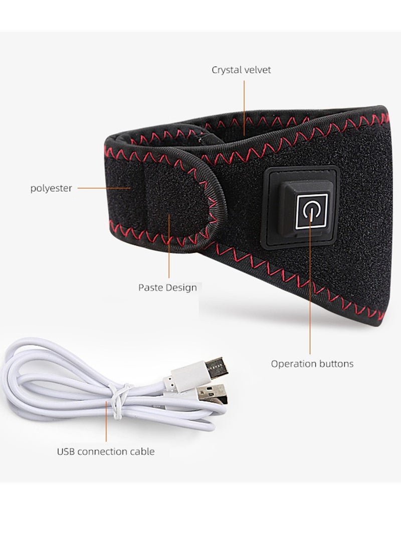 USB Heated Neck Brace – Adjustable Support Wrap for Men & Women, Neck Warmer for Pain Relief, Stiffness, Headache & Relaxation - Image 3